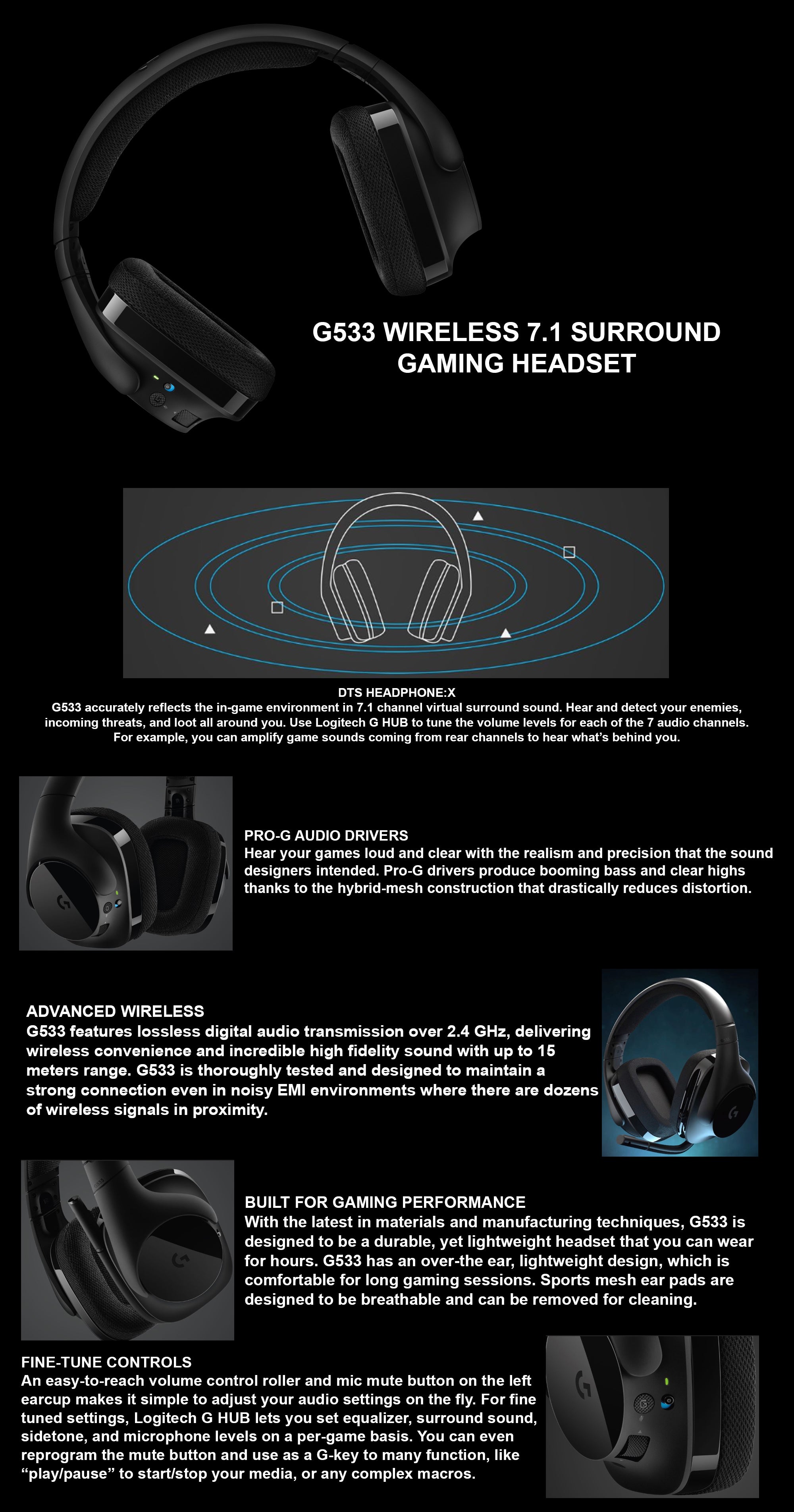 G533 discount g hub