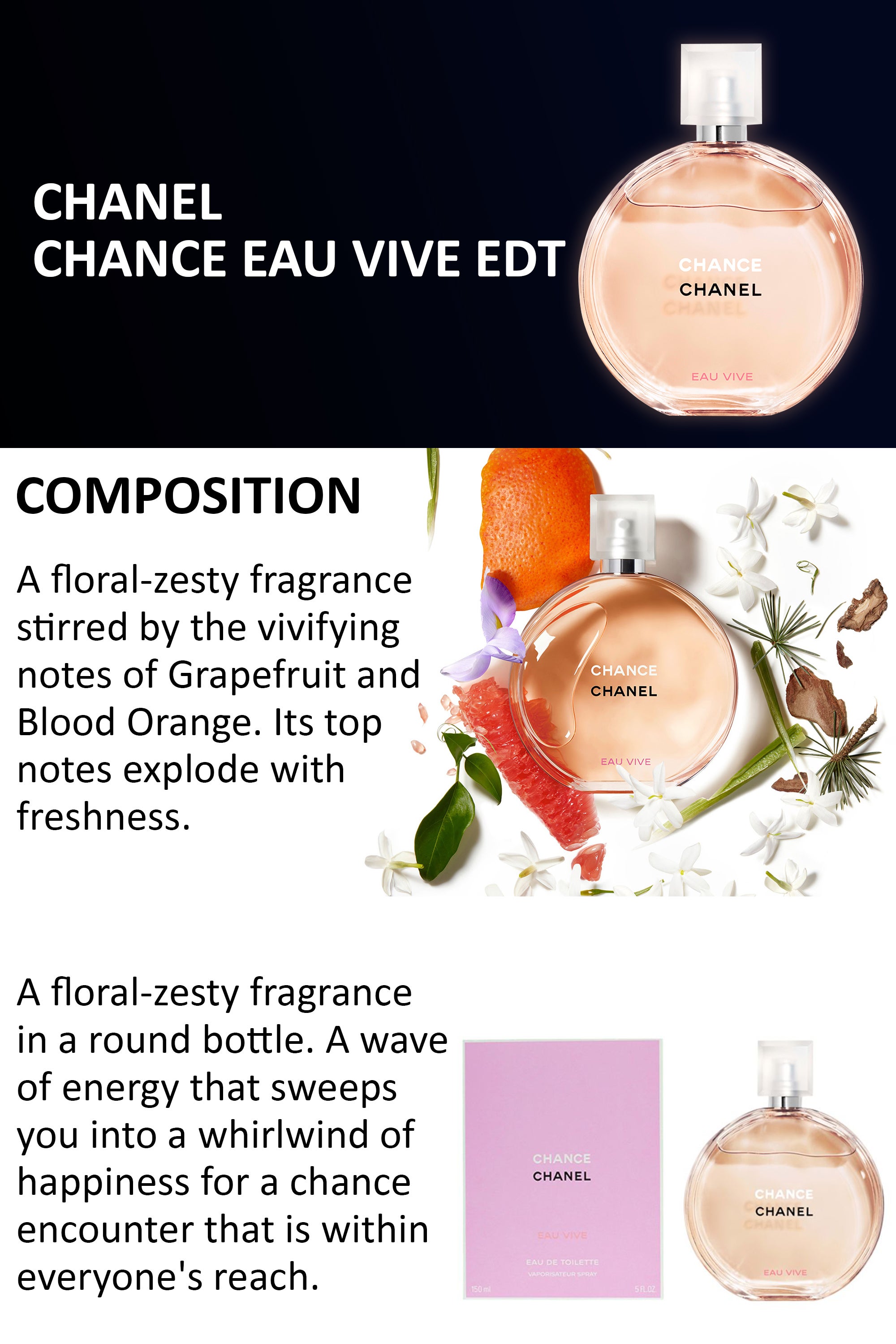 CHANEL Chance Eau Vive EDT 150ml | Best Price UAE | Dubai