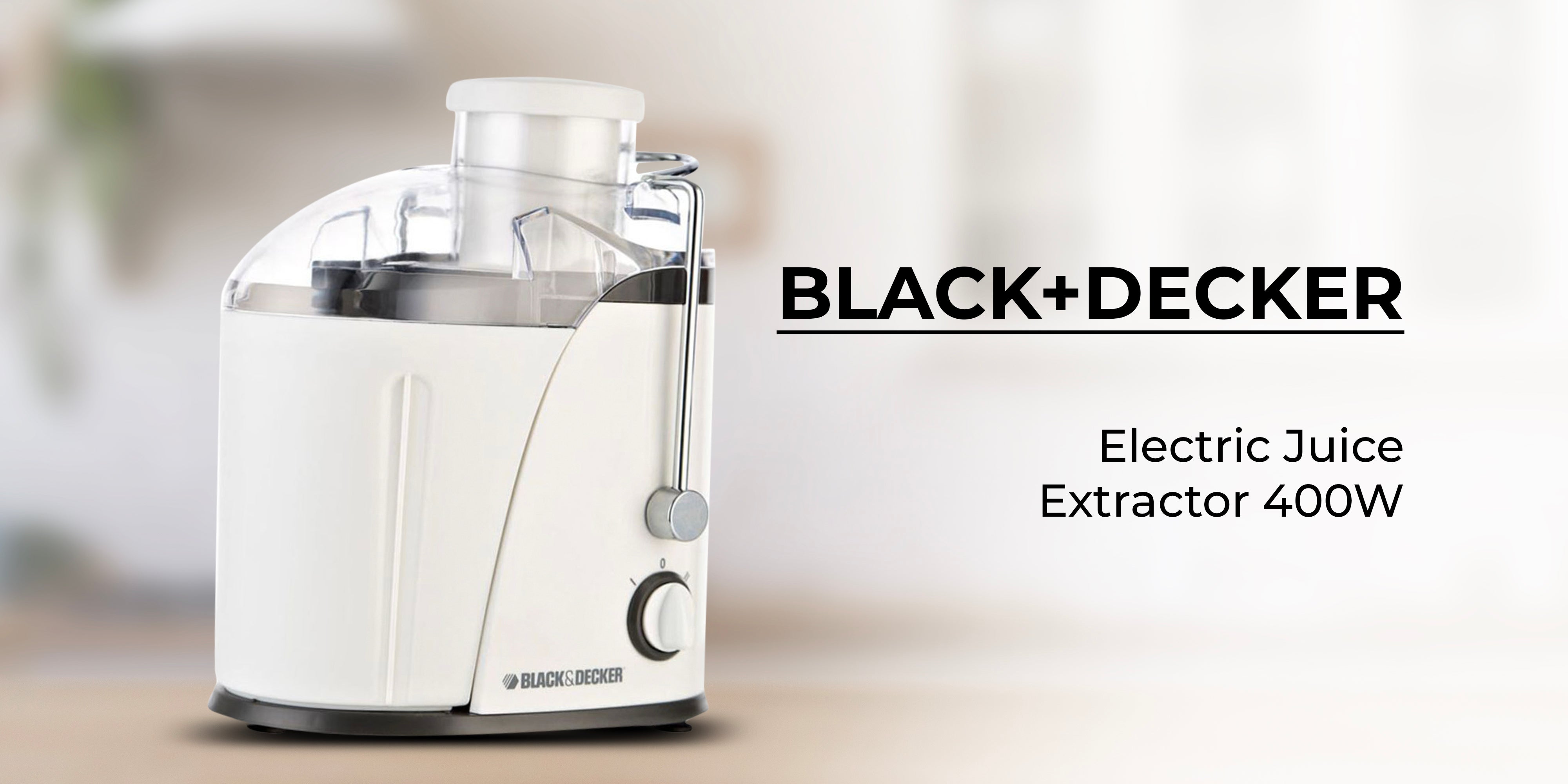 Black & Decker Juice Extractor JE400 - Electro World