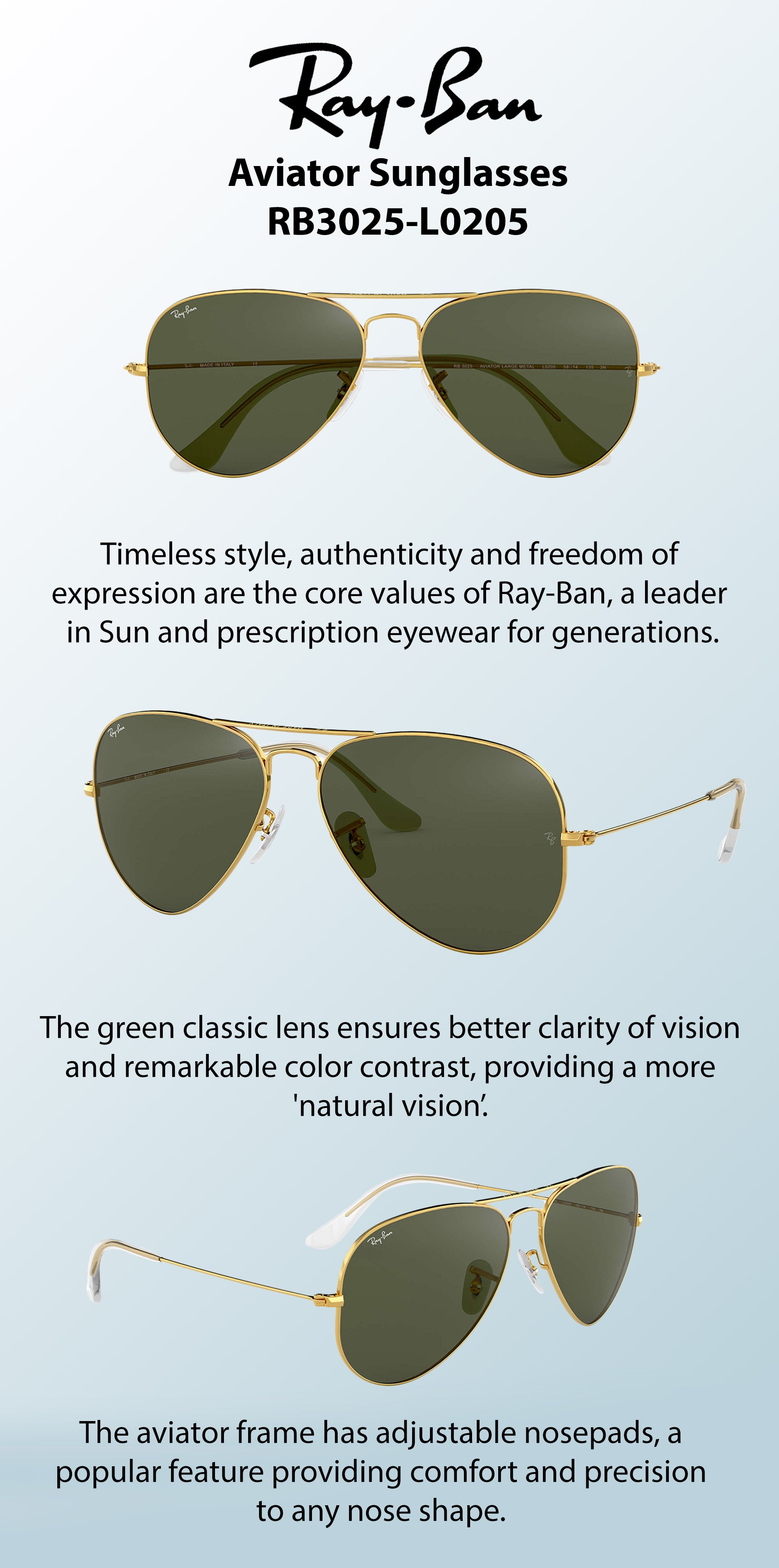 Aviator medium outlet size