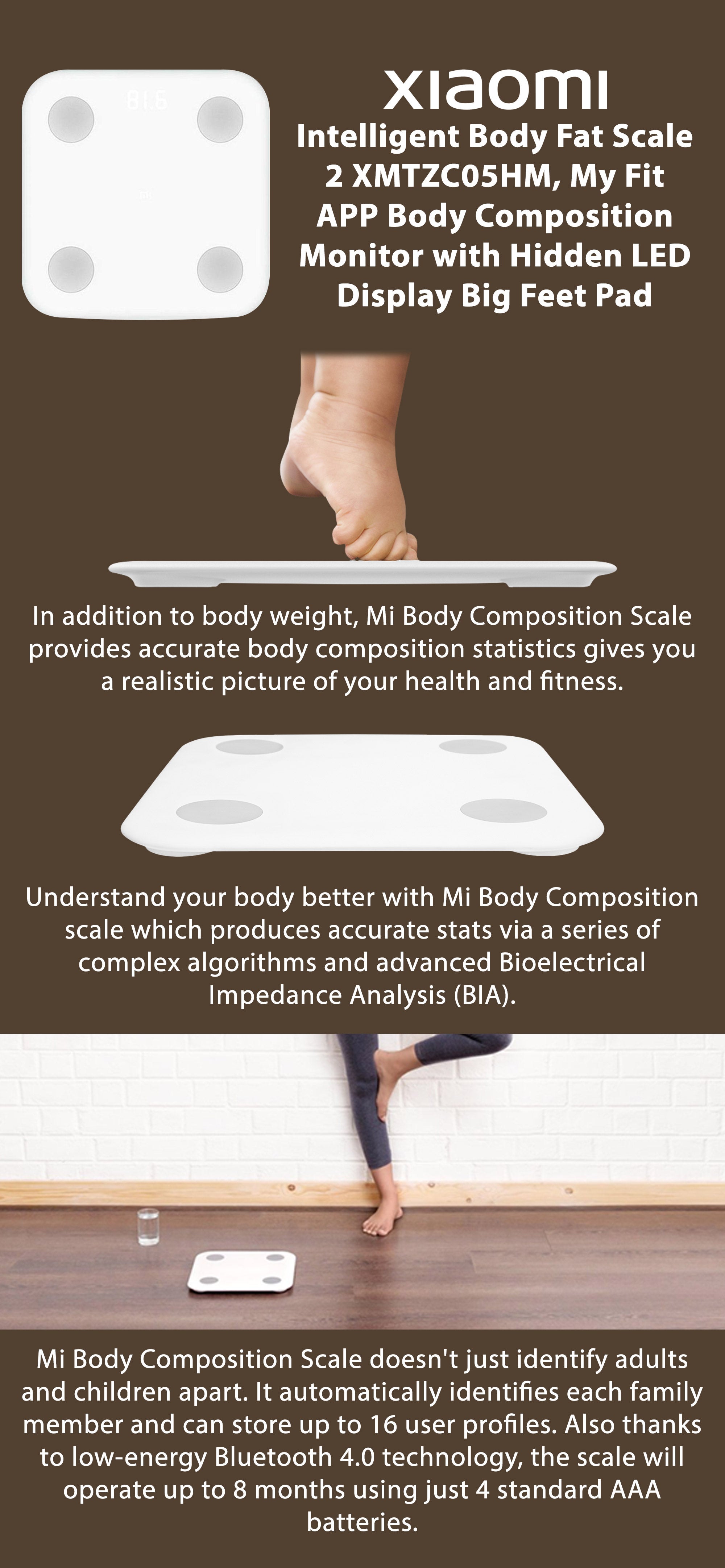 Mi Body Composition Scale 2 XMTZC05HM White