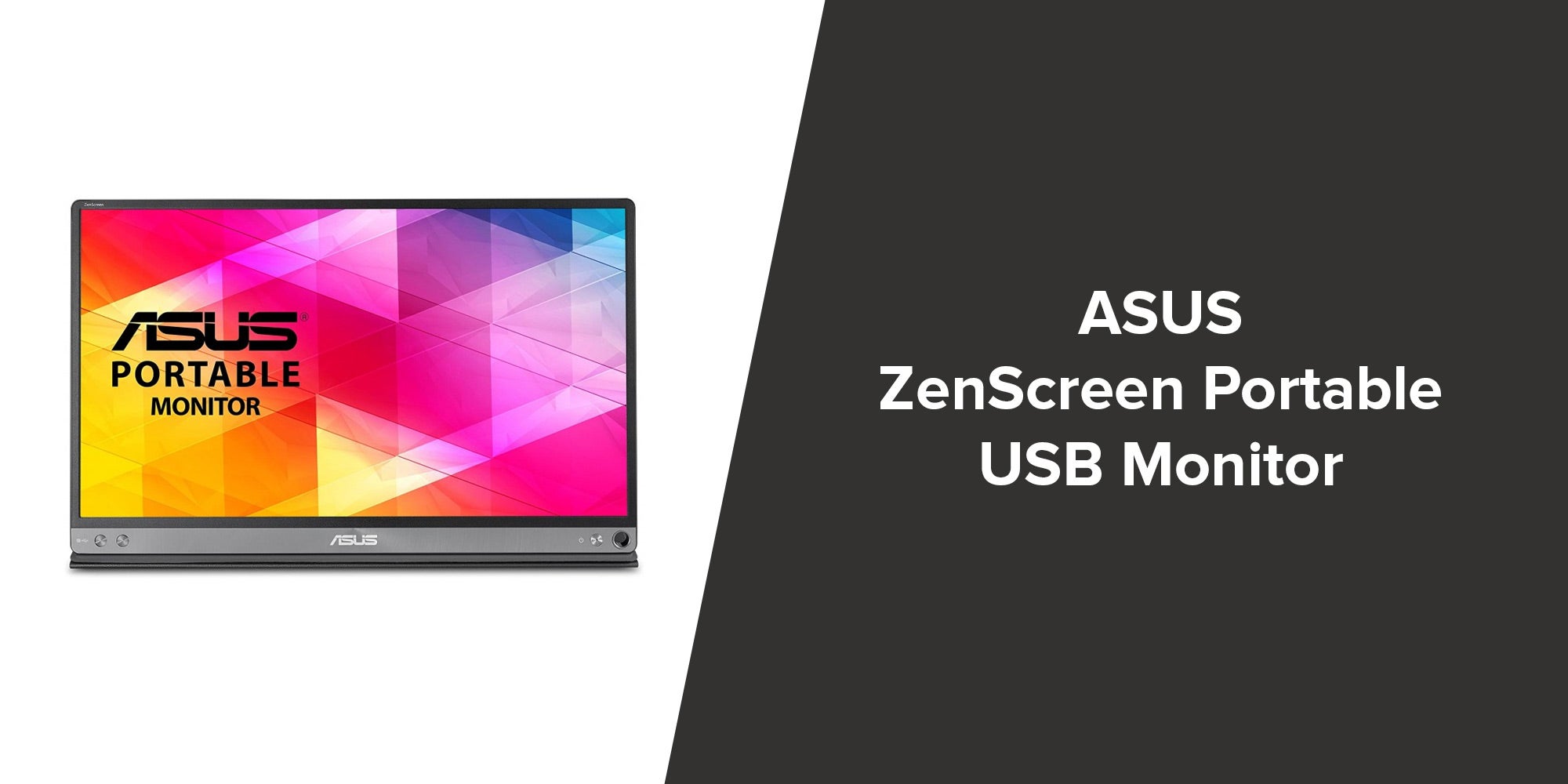 ASUS ZenScreen MB16AC 15.6 Full HD IPS USB Type-C Portable Eye Care  Monitor, Black 