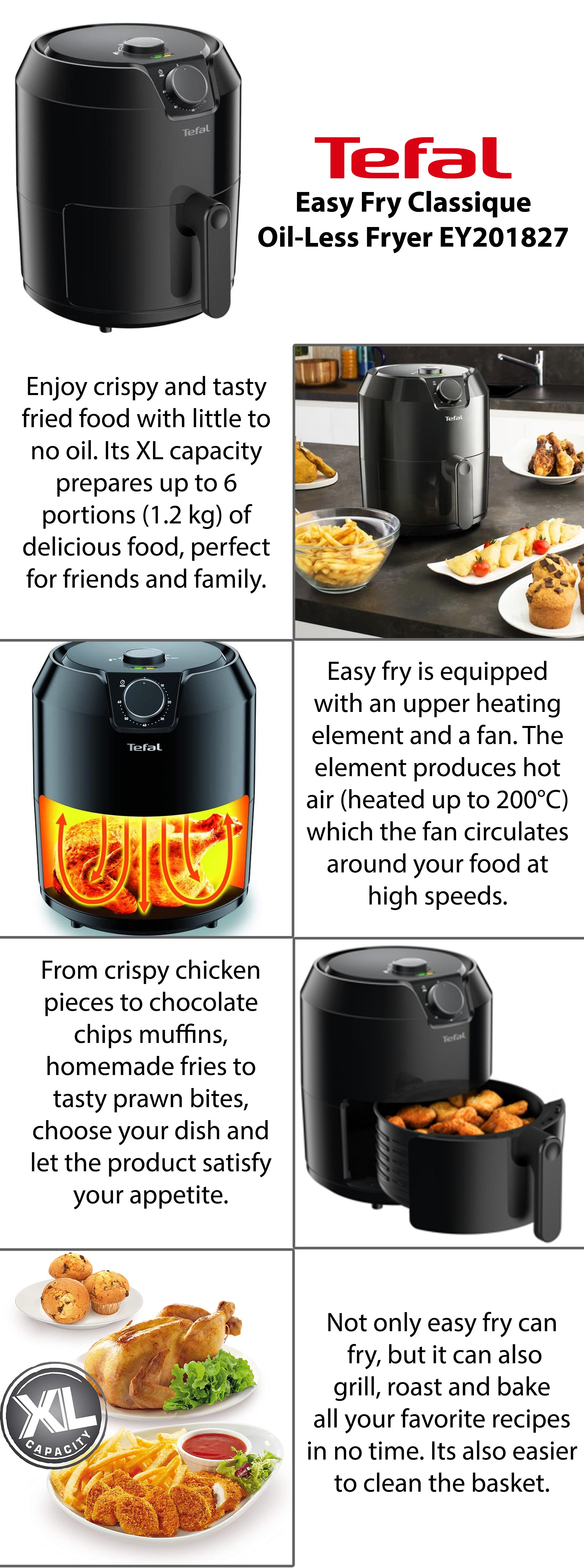 EY201827 4.2L TEFAL AIR FRYER EASY FRY CLASSIC