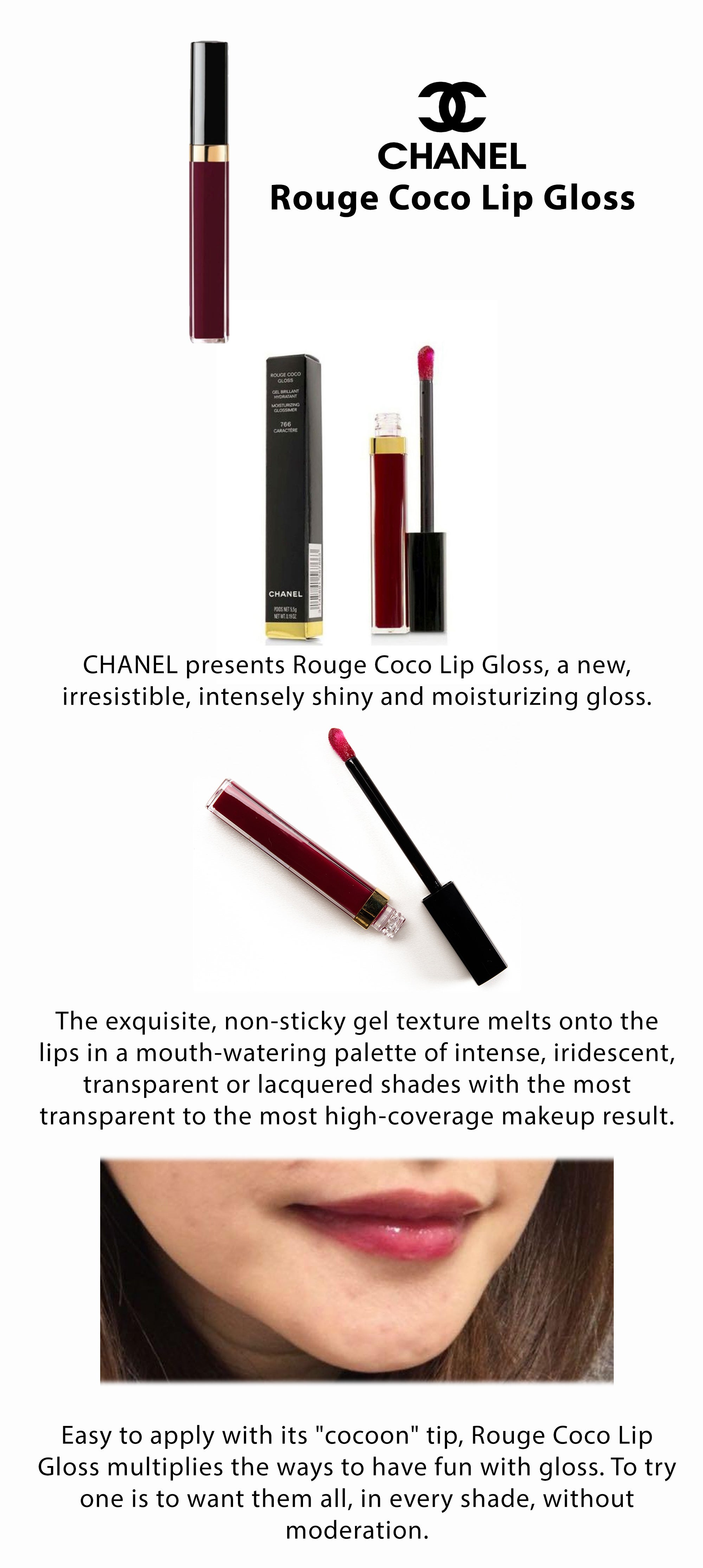 CHANEL Rouge Coco Lip Gloss 766 Caractere UAE Dubai Abu Dhabi