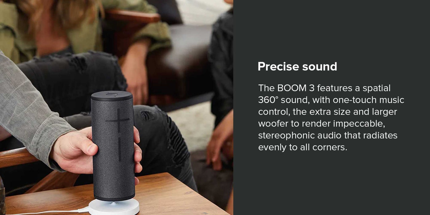 Ultimate Ears Boom Wireless Bluetooth Speaker Night Black Best