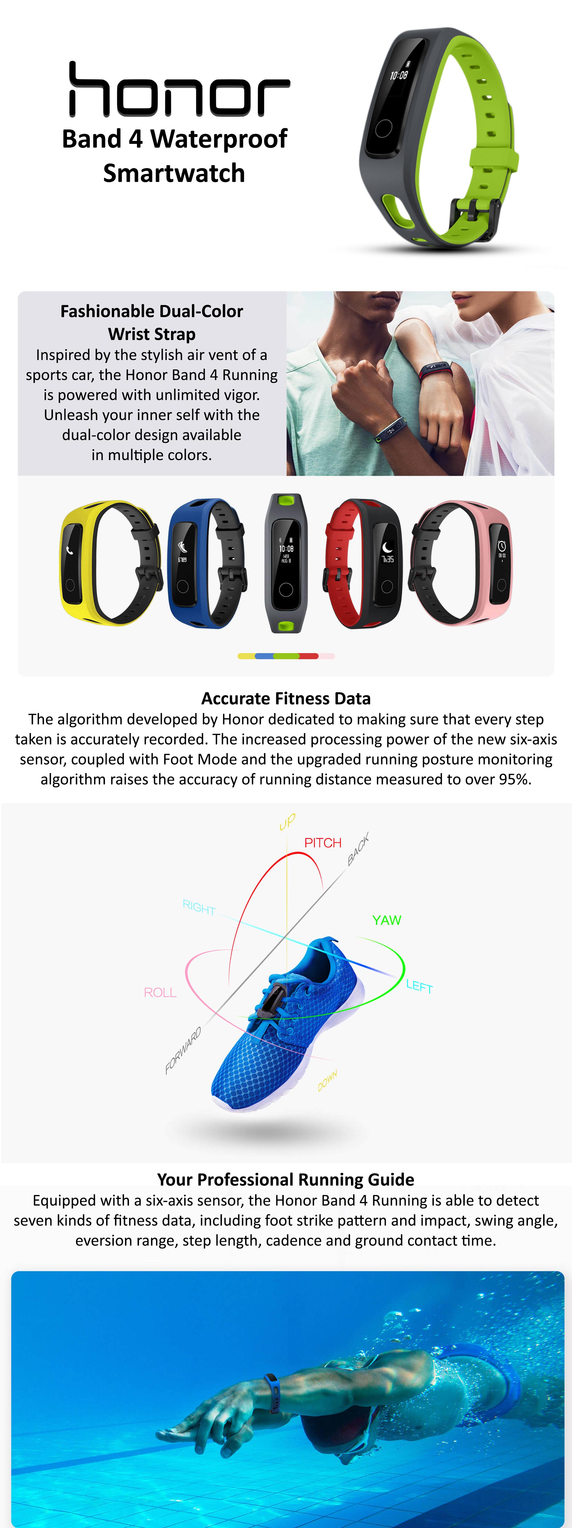 Honor band hot sale 4 waterproof