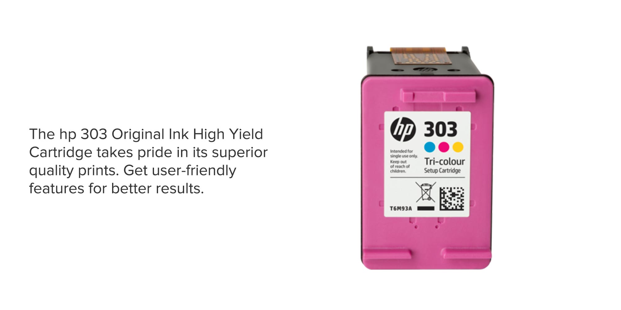 Buy HP 303 Original Tri-colour Ink Cartridge