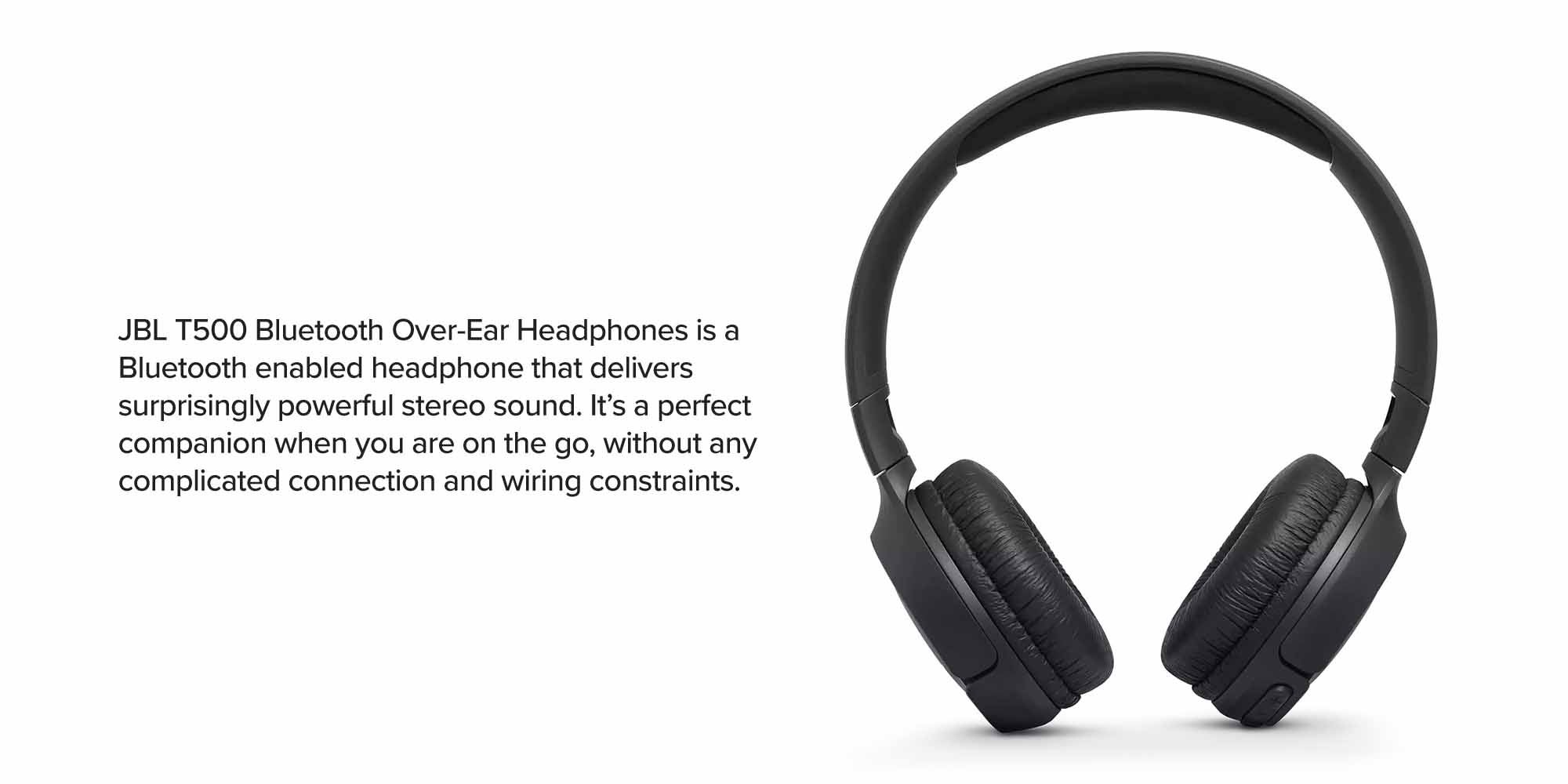 Jbl t500 best sale bluetooth headphones review