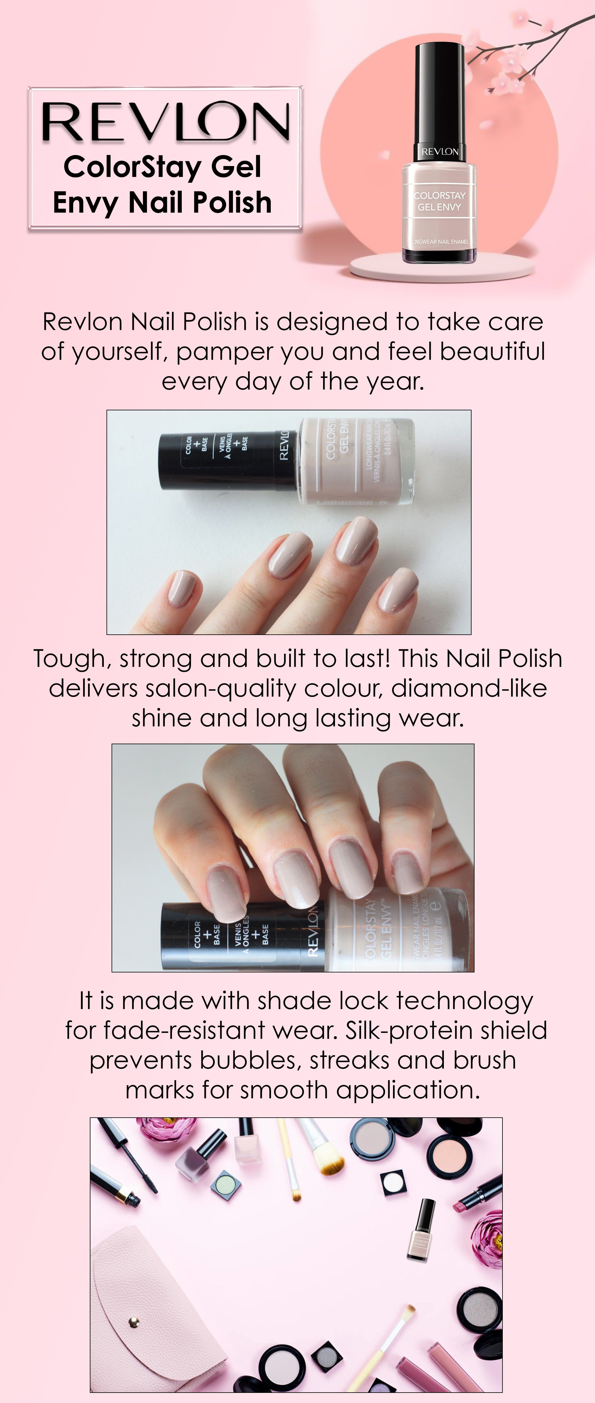 Nail Enamel - Fade Resistant Nail Polish Color - Revlon