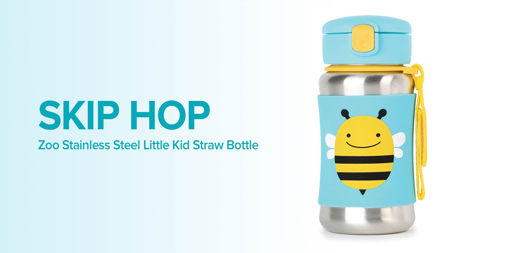 Skip Hop Zoo Stainless Steel Straw Bottle : Target