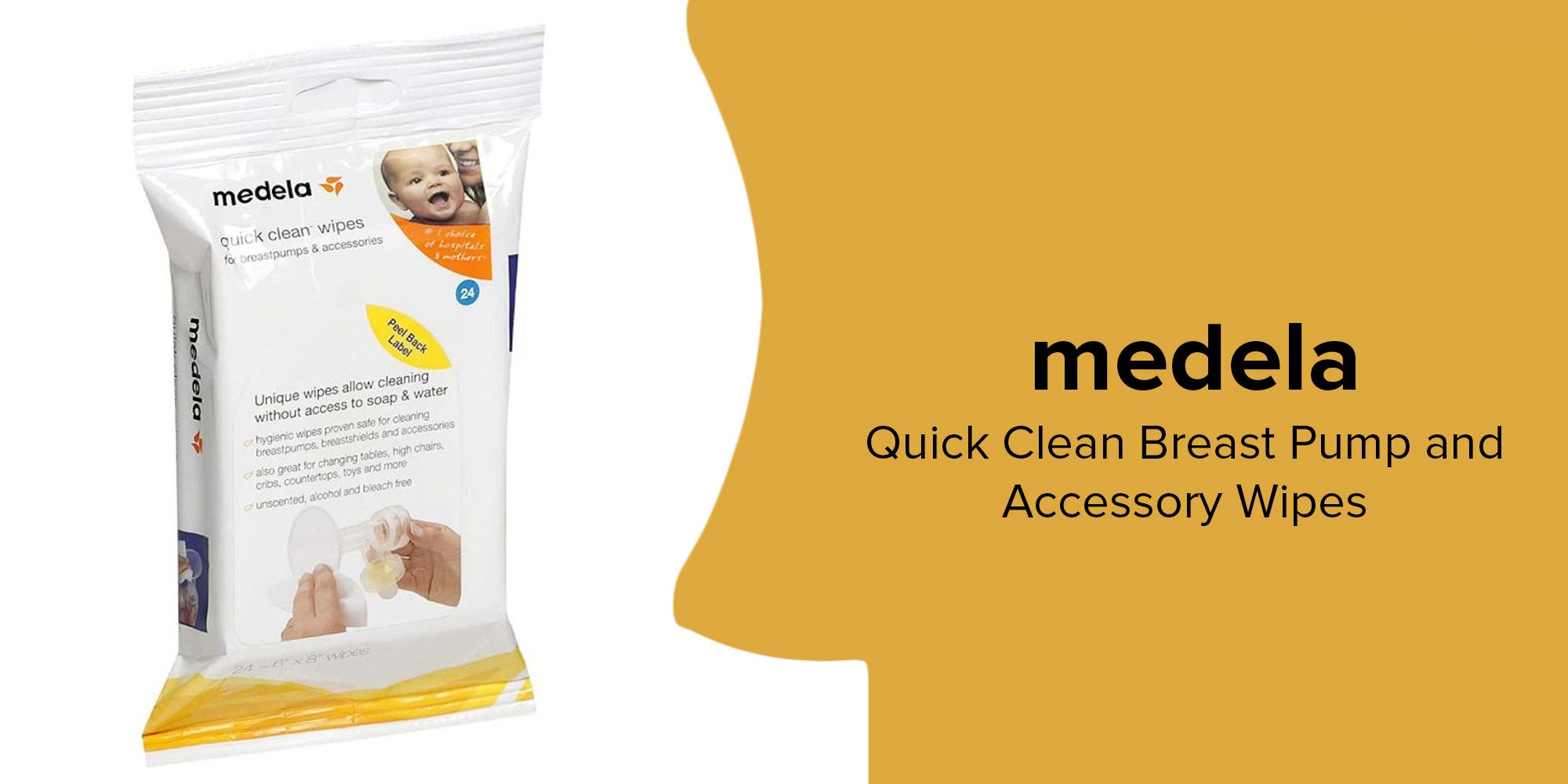 Medela Quick Clean Breast Pump And Accessory  