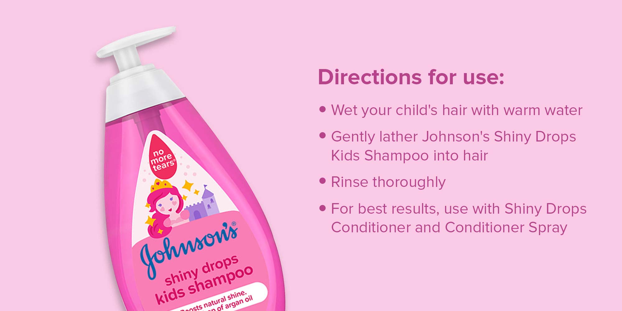 Johnson baby sales shampoo argan oil