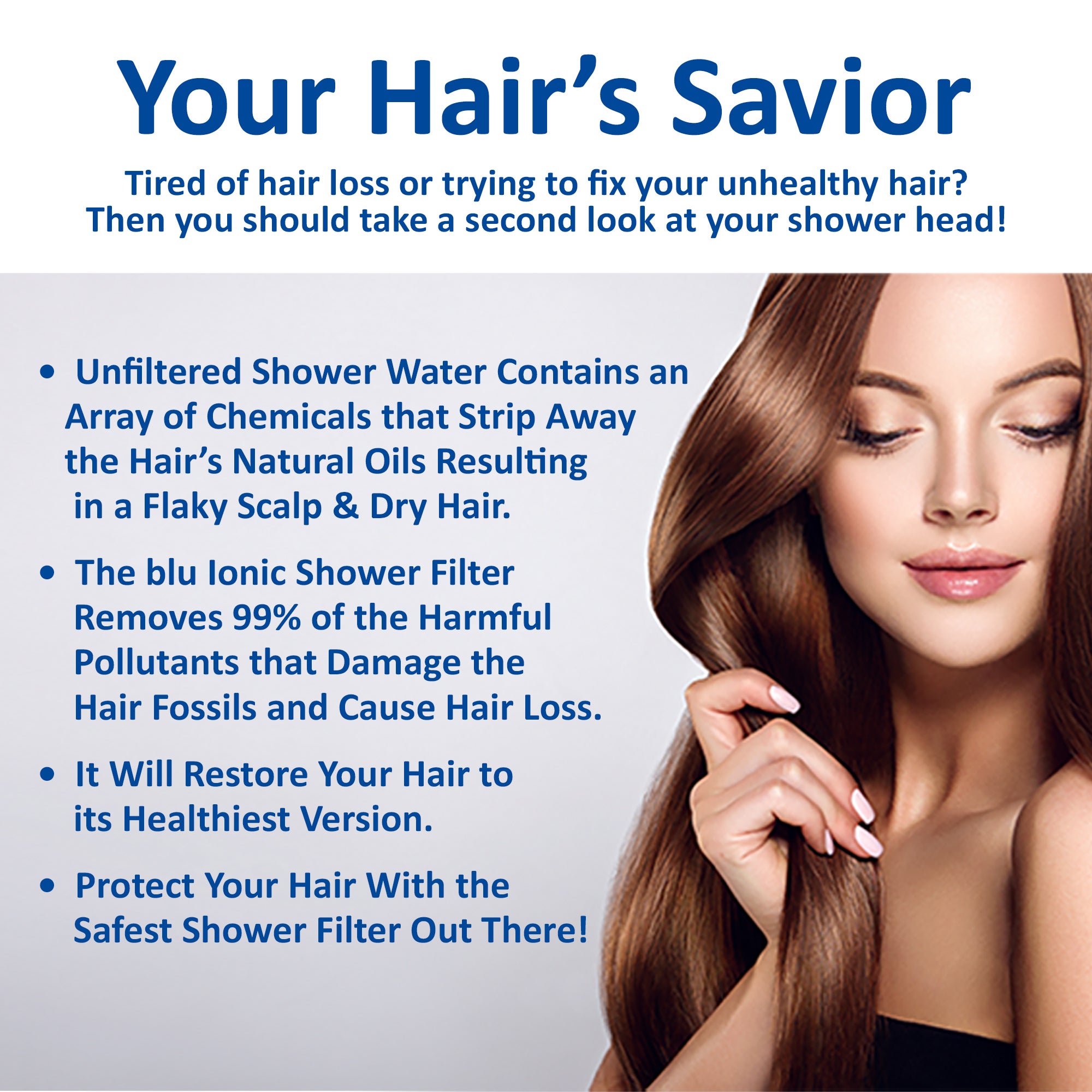 The Filtered Shower Head  Protect Your Hair & Skin