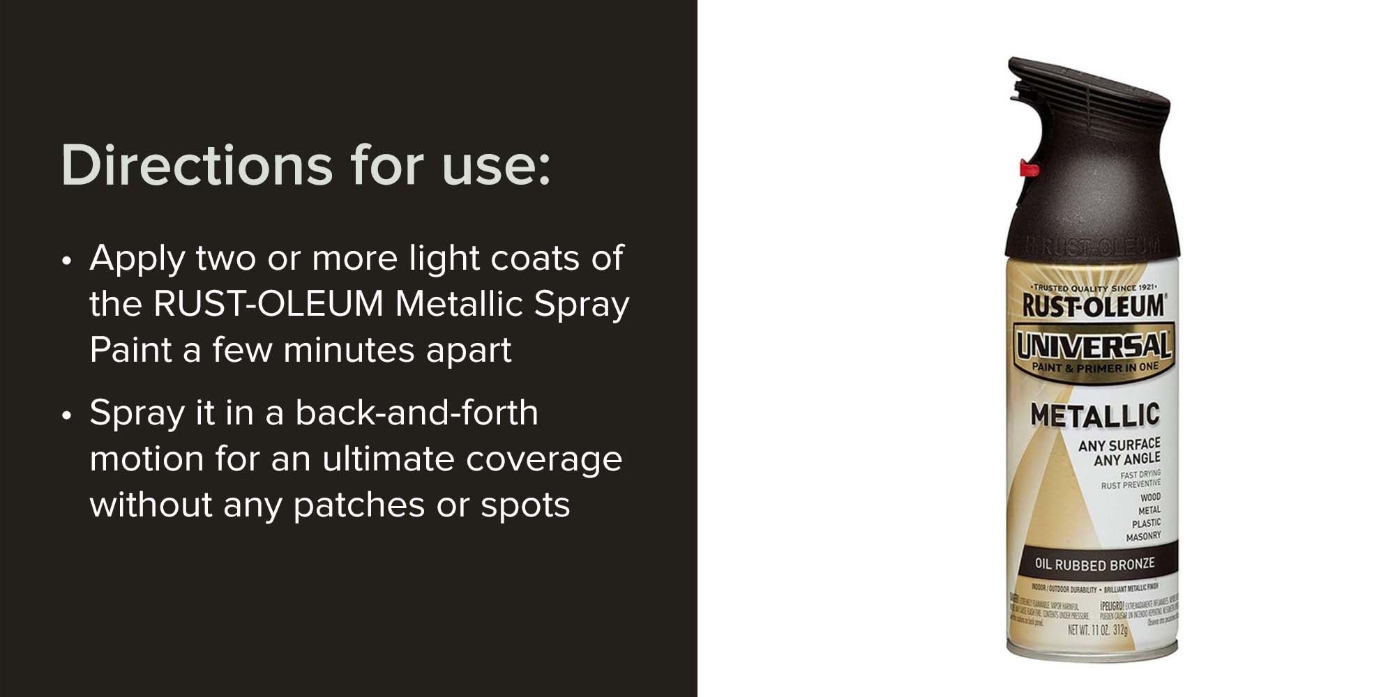 Rust-Oleum Universal Oil rubbed bronze effect Multi-surface Spray