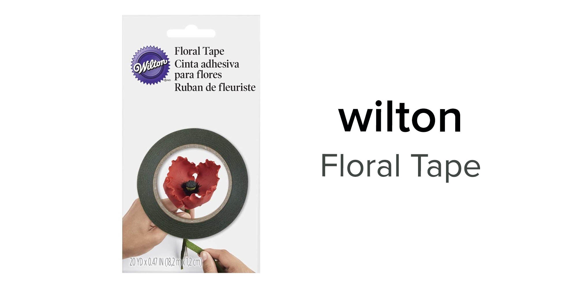 Wilton Gum Paste Floral Tape, 20-Yard