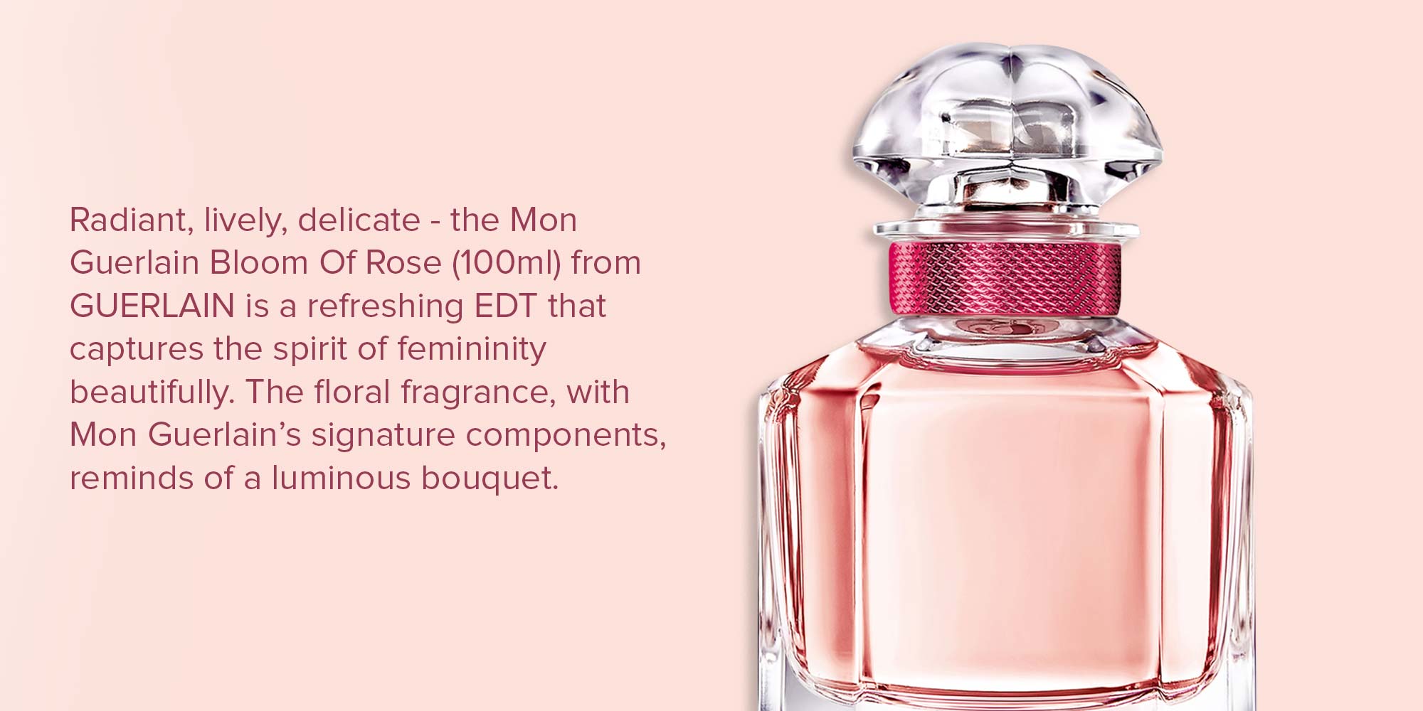 Guerlain Mon Bloom Of Rose EDT 100ml | Best Price UAE