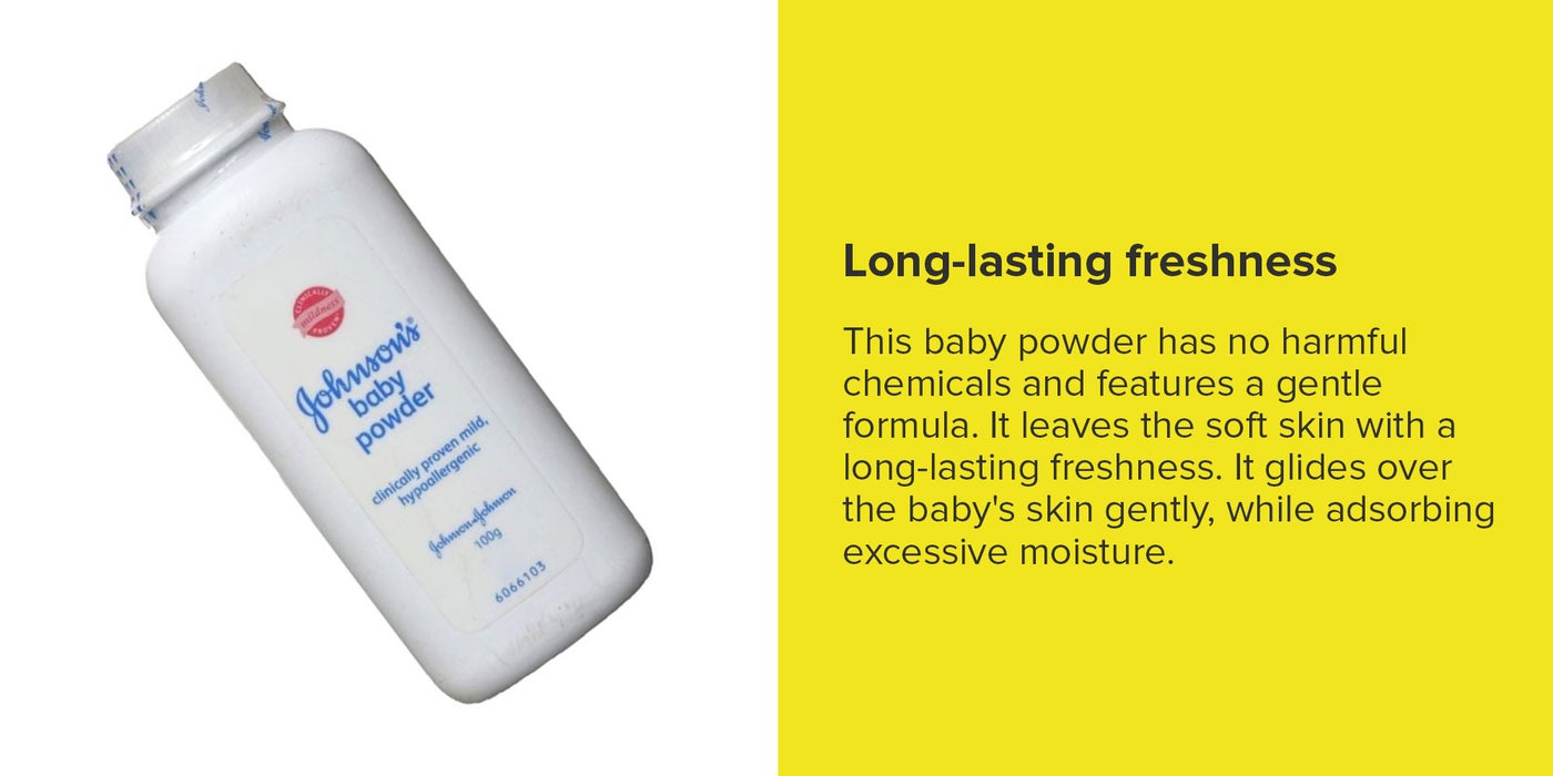 Johnson's Clinically Proven Mild and Hypoallergenic Baby Powder