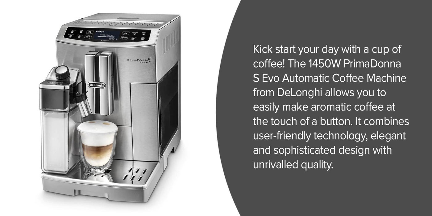 De'Longhi Prima Donna Evo Automatic Coffee Machine L W