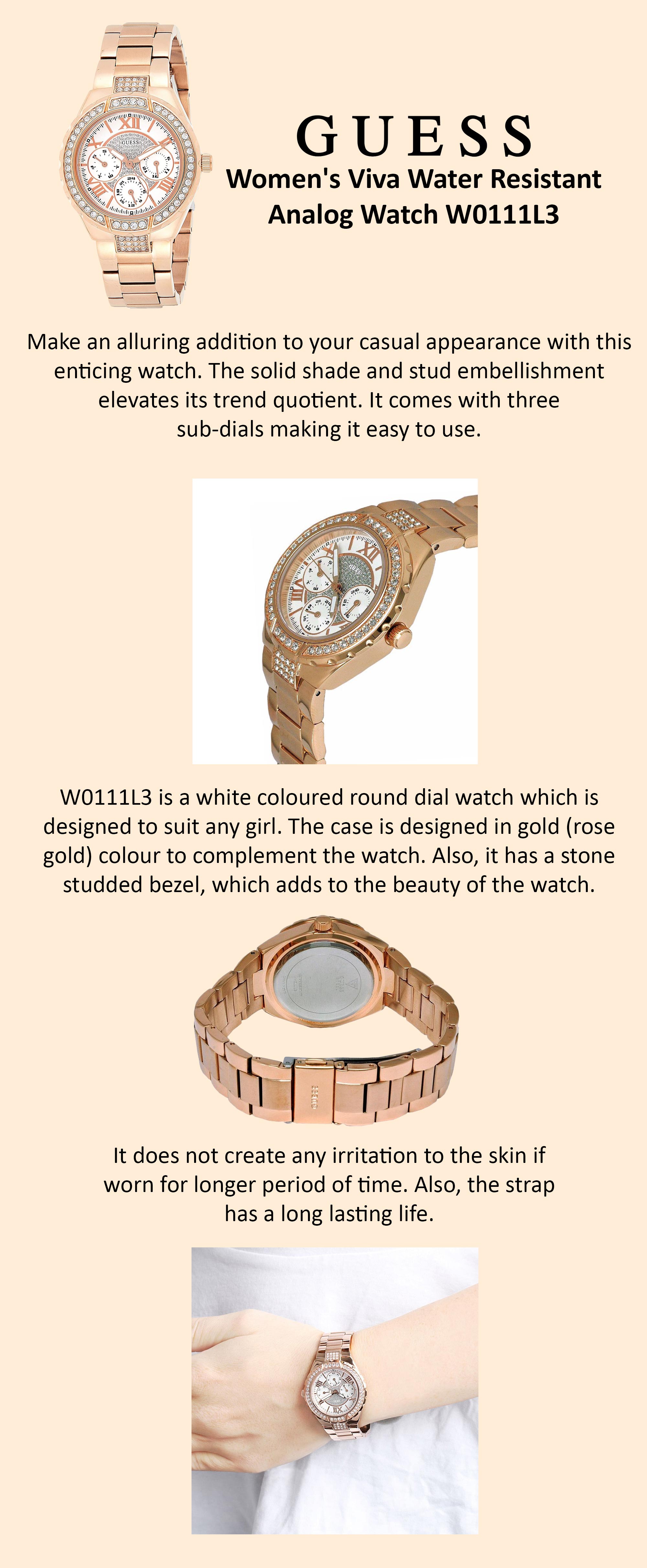 W0111l3 guess outlet watch