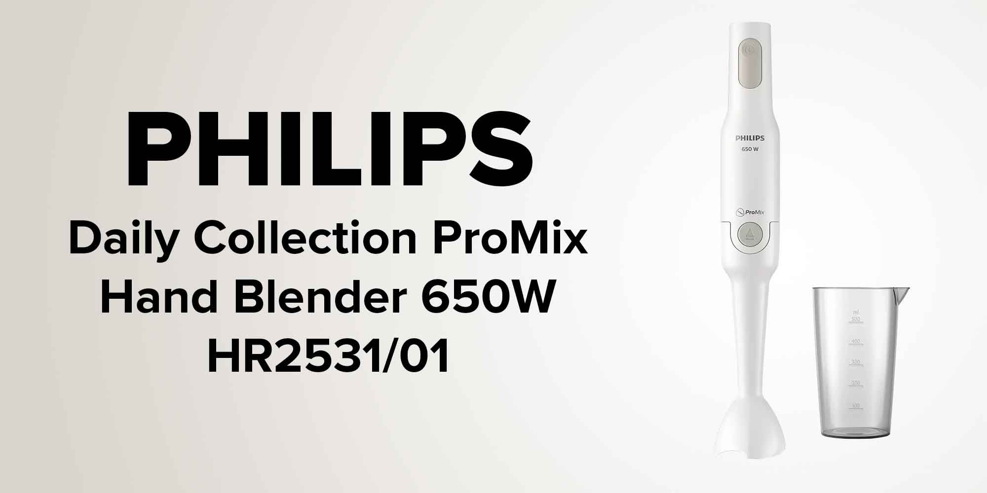 Philips Daily Collection ProMix Hand Blender 650W