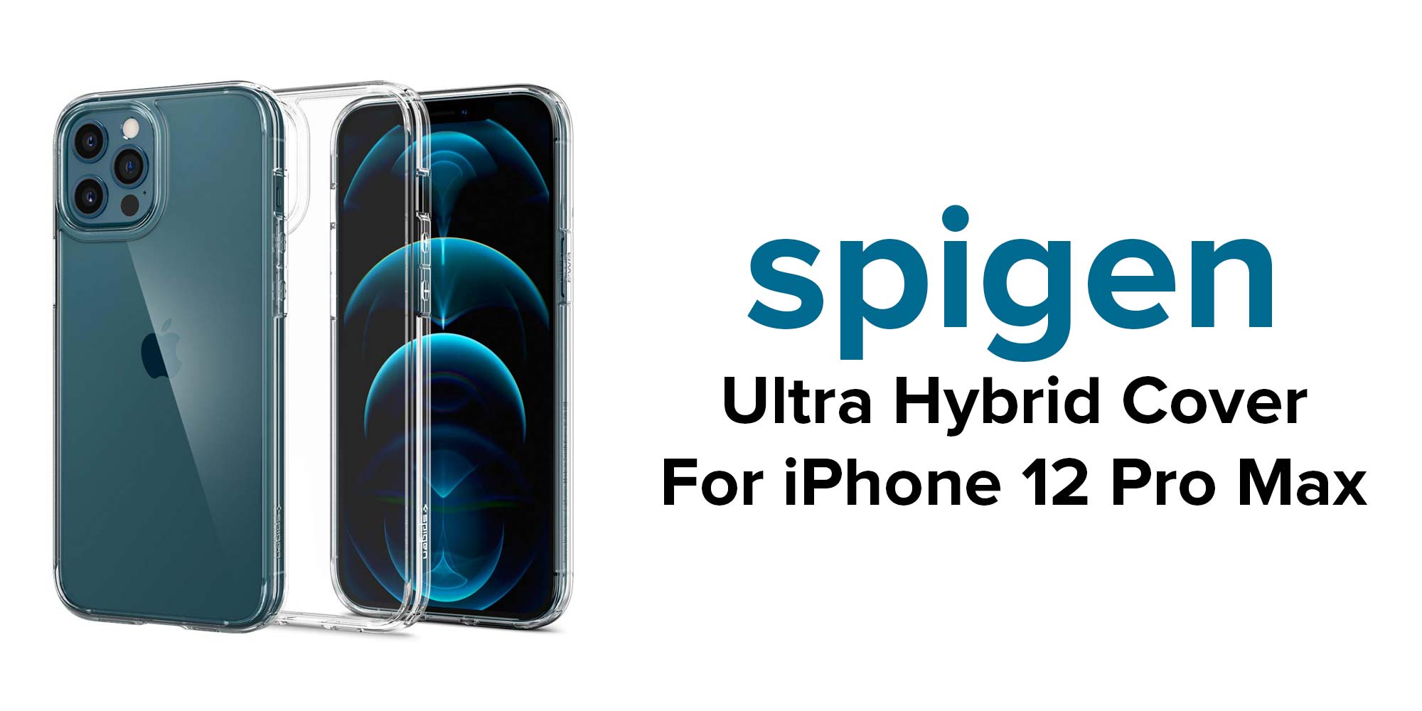 Spigen Ultra Hybrid Case for iPhone 12 Pro Max Crystal Clear ACS01618