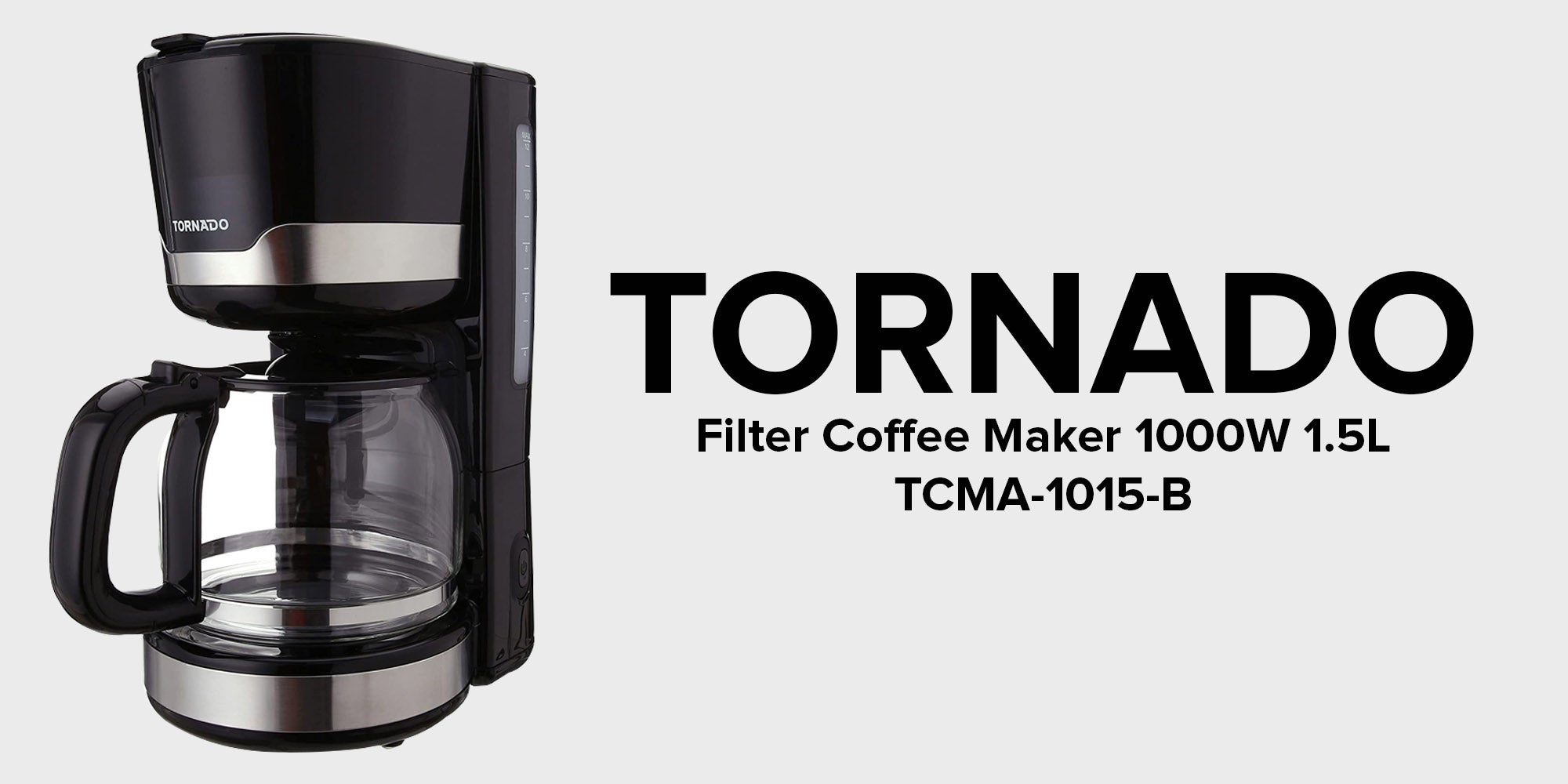 Tornado American Coffee Maker 1.5L TCMA-1015-B