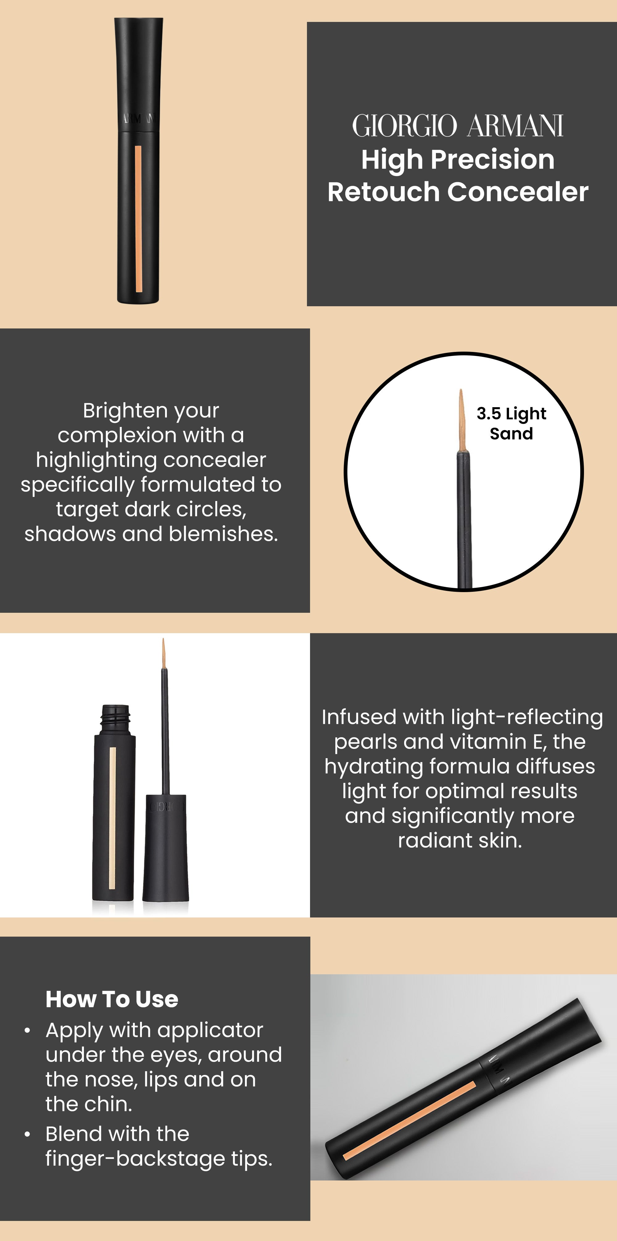 Giorgio armani high precision retouch concealer new arrivals