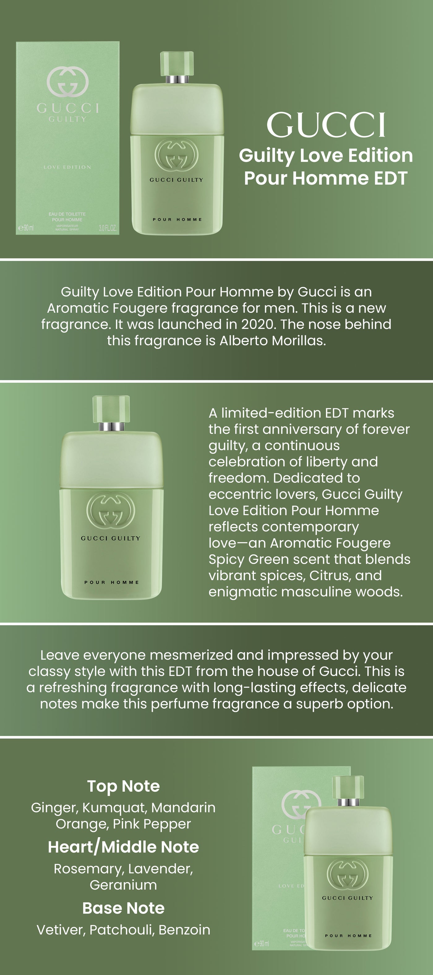 Gucci Gucci Guilty Love Edition pour Homme Eau de parfum ✔️ online kopen |  DOUGLAS