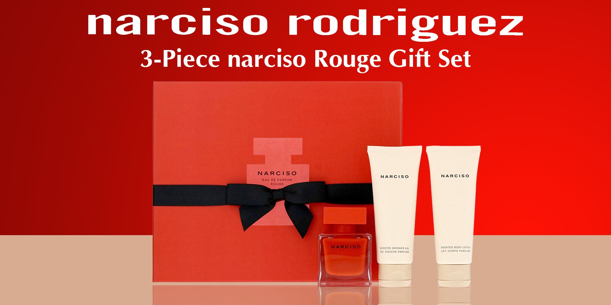 Narciso Rodriguez Rouge Perfume Gift Set for Women, 2 Pieces offers