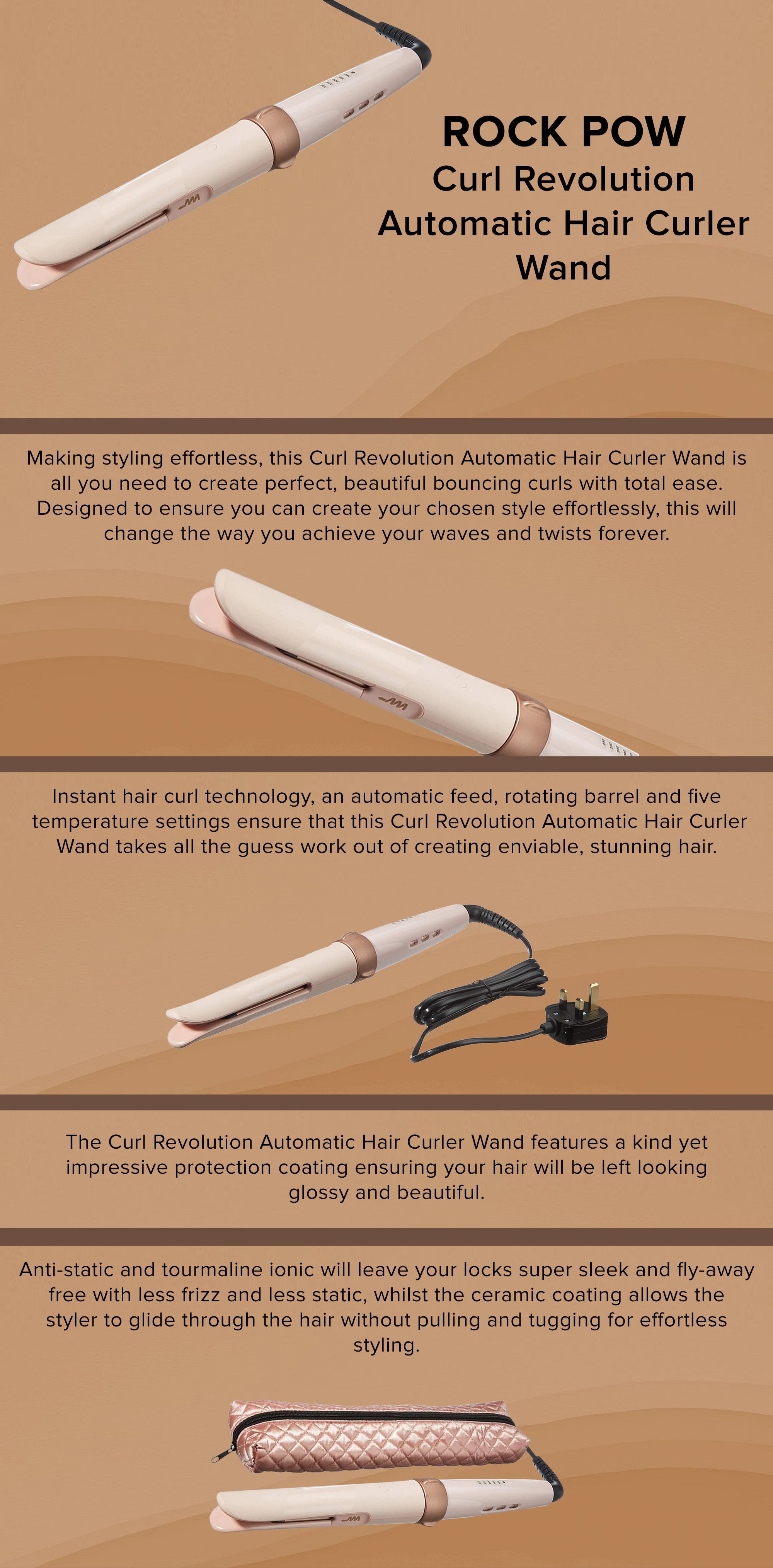 Curl revolution clearance automatic hair curler