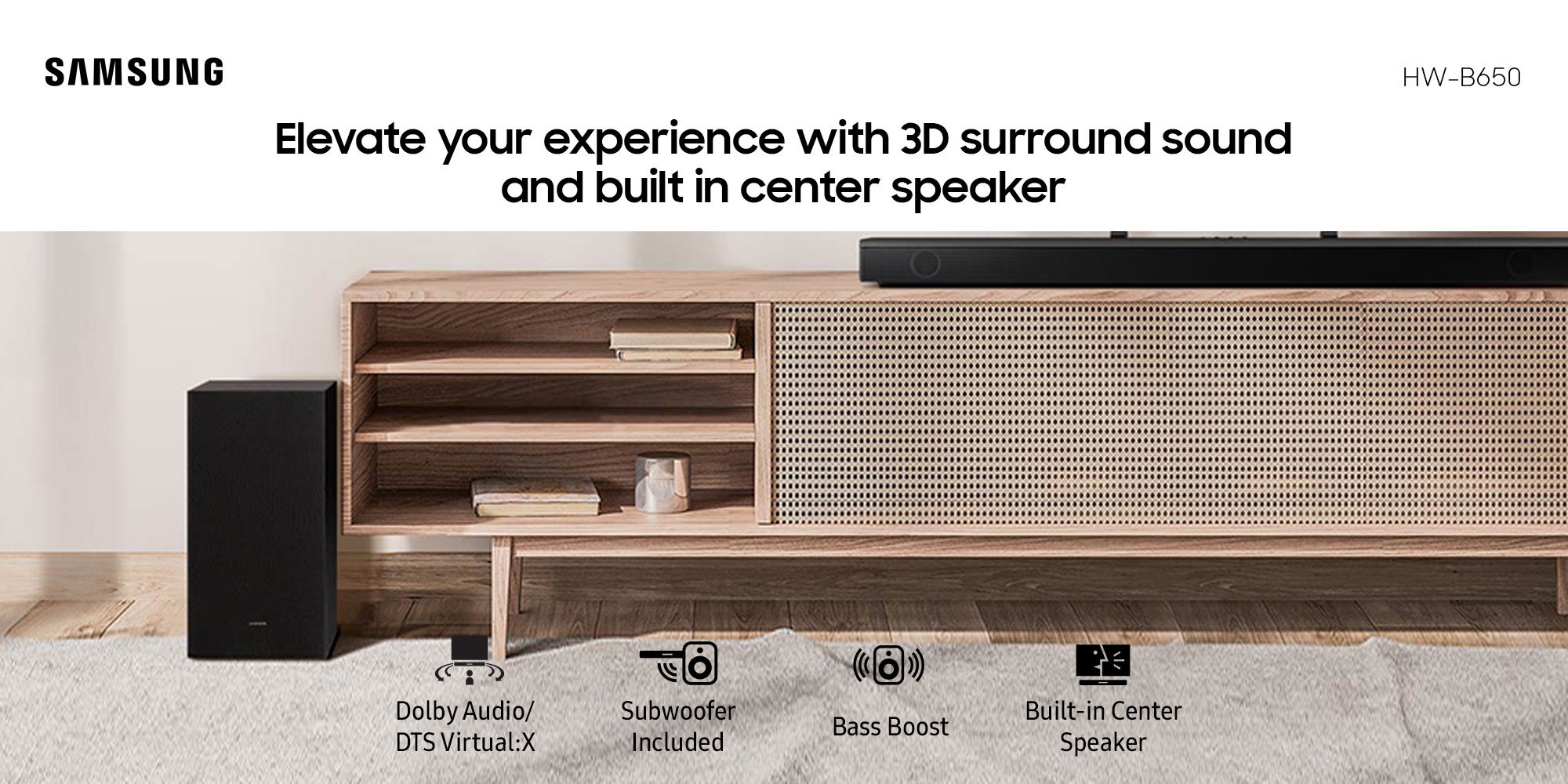 Samsung 3.1Ch Wireless Soundbar with Dolby