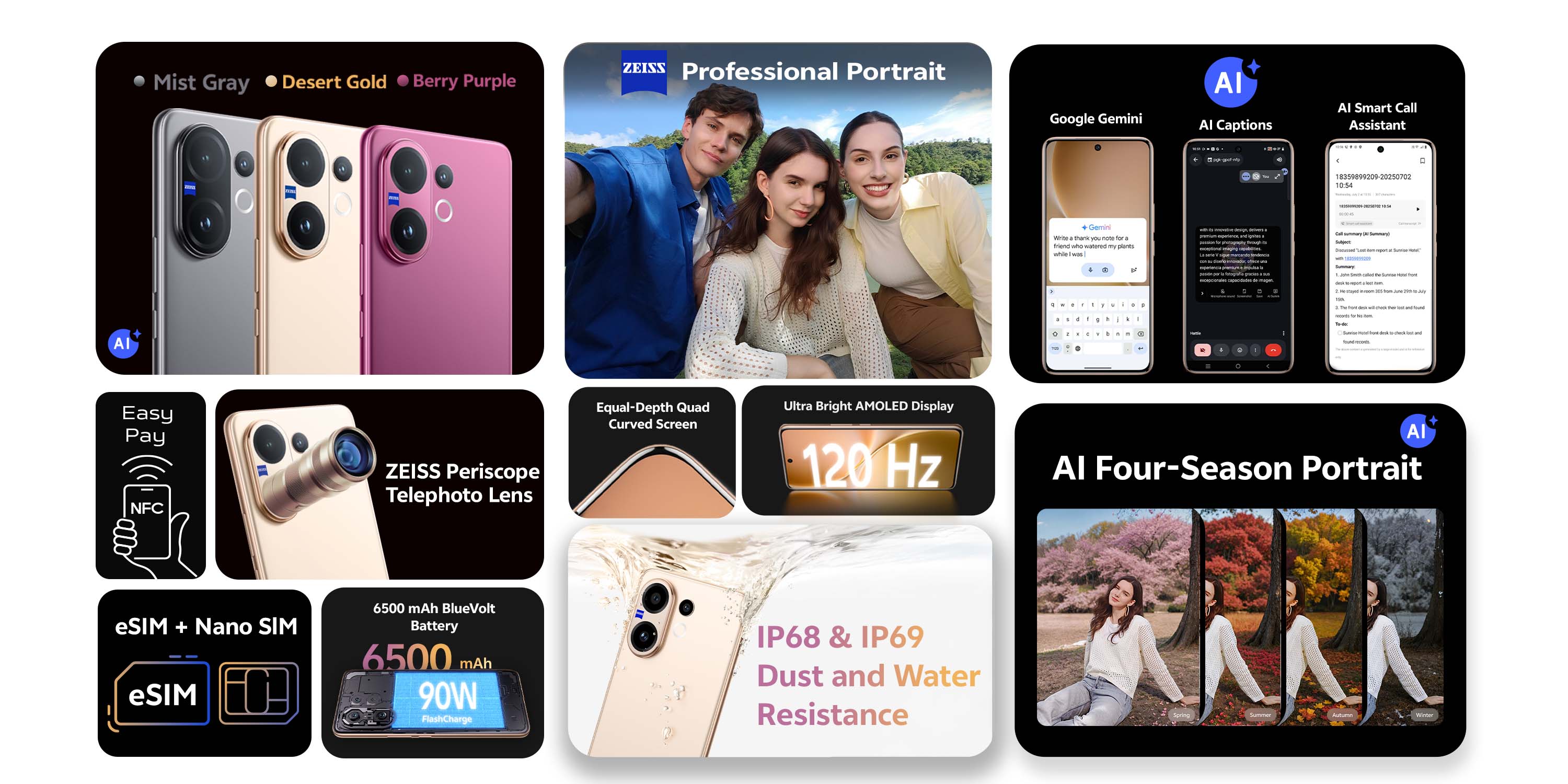 Vivo V60 5G Dual SIM 256GB, 12GB RAM Phone (Global Version) 2
