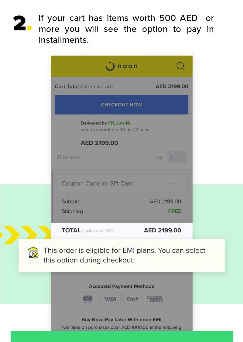 EMI UAE | Online in Dubai, Abu Dhabi | noon