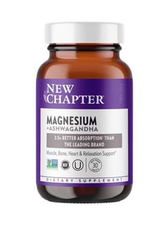 New Chapter Magnesium + Ashwagandha Dietary Supplement
