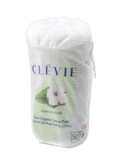 Clevie Oval Organic Cotton Pads