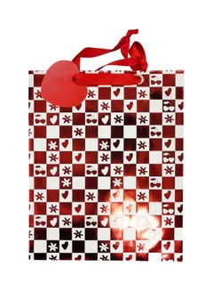 Miniso Best Day Ever Series Chess Grid Big Gift Bag