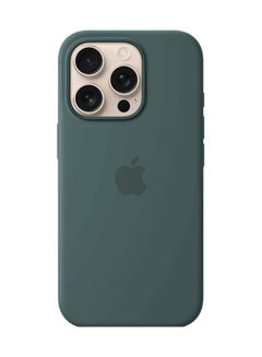 Apple Iphone 16 Pro Silicone Case With Magsafe Lake Green