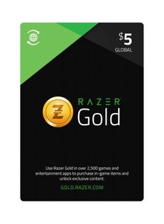 Razer Gold $5, Global Gift Card