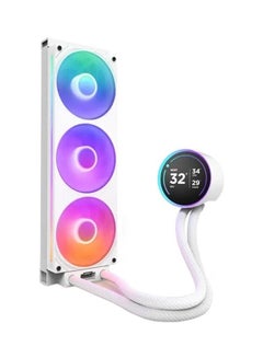 NZXT Kraken Elite 360mm RGB Liquid Cooler With Controller, White