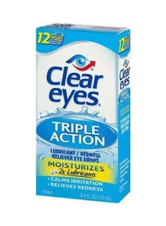Clear Eyes Clear Eyes Triple Action Sterile Lubricating Eye Drops