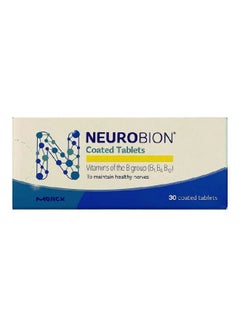 Merck Neurobion Vitamin B Complex Nervous System Support Supplement, 30 Tablets
