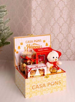 Mini White Christmas Basket – Holiday Gift Set