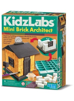 4M Kidzlabs Mini Brick Architect Money Bank Activity Kit