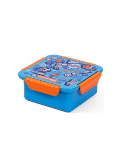 Eazy Kids Lunch Box, Soccer - Blue, 650 Ml