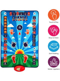 Little Story Kids Islamic Salah/Prayer Learning Mat, Blue