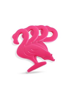Eazy Kids Set Of 4 Flamingo Reusable Hard Ice Packs For Lunch Bags - Pink