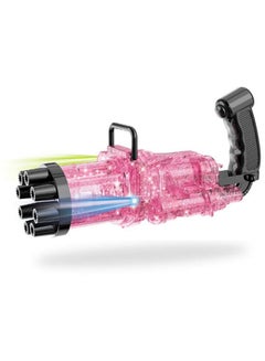 Little Story 8 Holes Bubble Machine Kids Gun, Pink