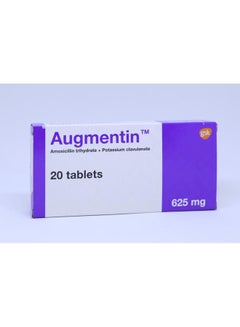 Augmentin Amoxicillin Clavulanic 625mg Tablets 20s