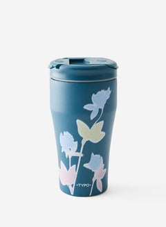 Typo Abstract Floral/North Sea Loft Smoothie Cup