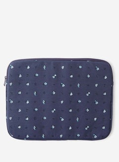 Typo Ditsy Pansy / Midnight Take Me Away Laptop Case